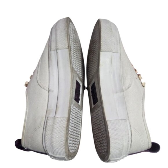 Eytys White and Purple Sneakers with Distinctive Pull Tabs - Picture 4 of 10